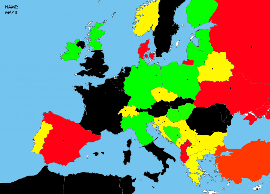 Blank europe political map sitedesignco blank political map of europe printable 2763694980