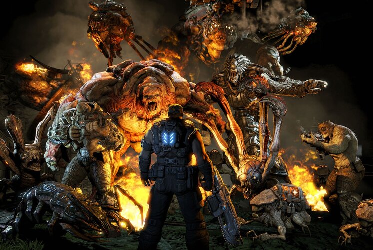 Polygon Horde Magazine Spread Polygon Horde Magazine Spread