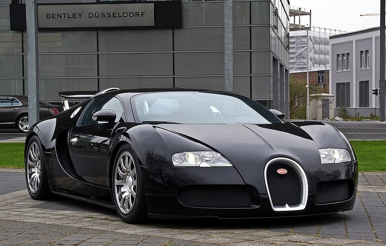 Bugatti Veyron 164  Frontansicht 1 5 April 2012 Dsseldorf