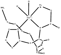 Chemical structure of GHK-Cu ... Chemical structure of GHK-Cu ...