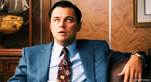 Leonardo Dicaprio Oh My God Fist Bite The Wolf of Wall Street