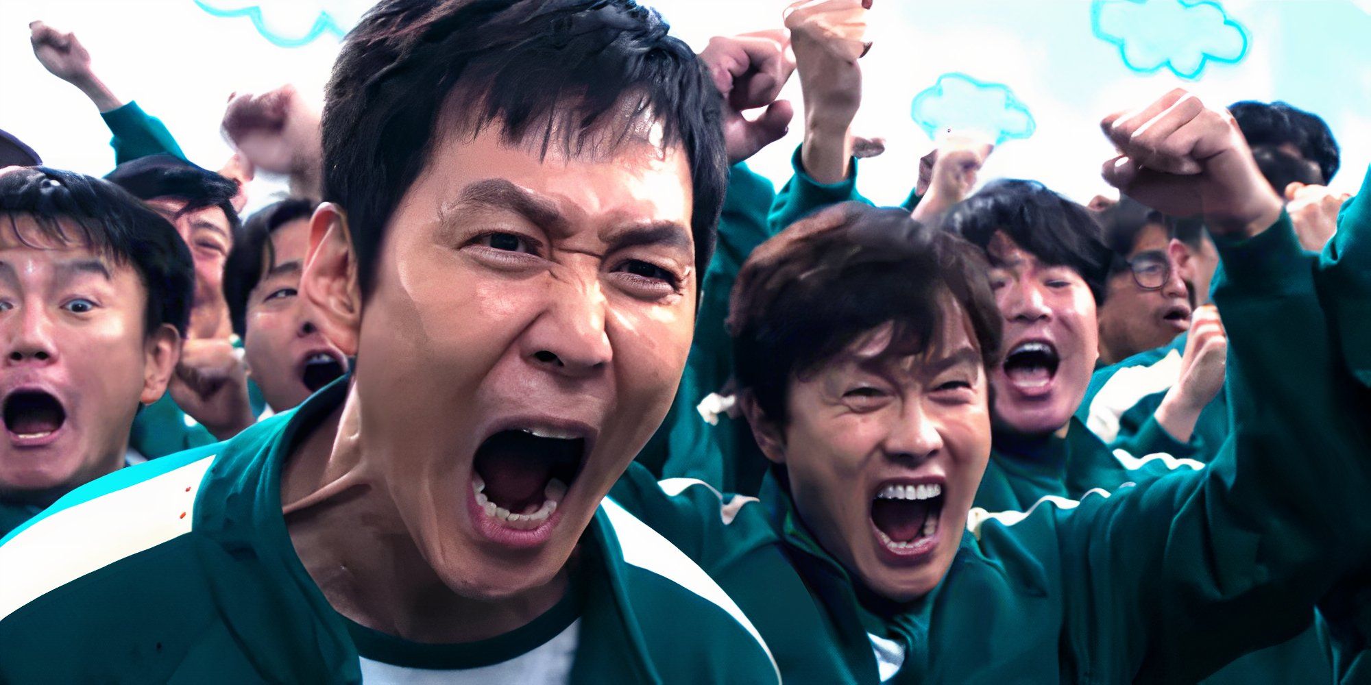 The front man enjoying the games with gi hun in squid game season 2 2505142824