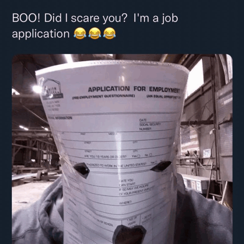 Job application boo 1