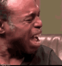 Crying man sad