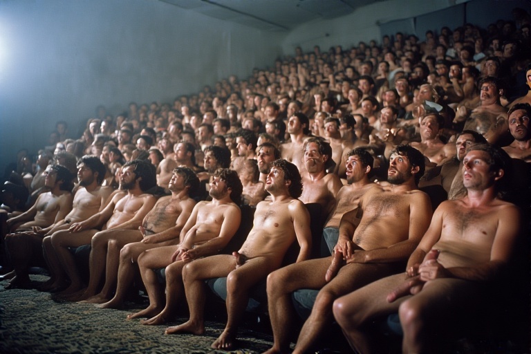 A casual photo of 100 naked ug