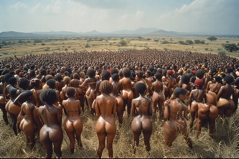 A casual photo of 10000 africa