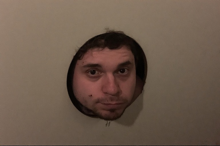 A casual photo of white man po 2