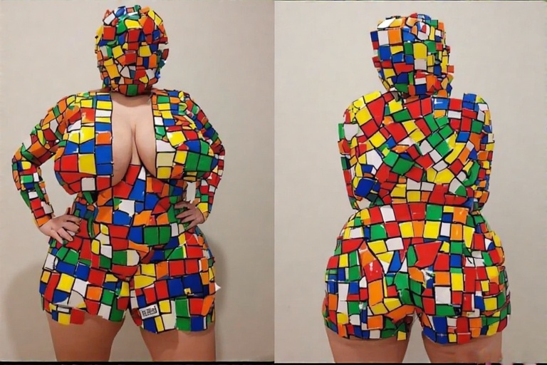 A casual photo of naked woman 