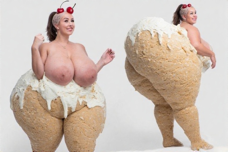 A casual photo of woman big bo 2