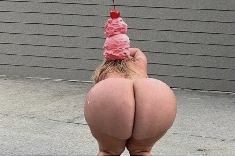 A casual photo of woman big bo
