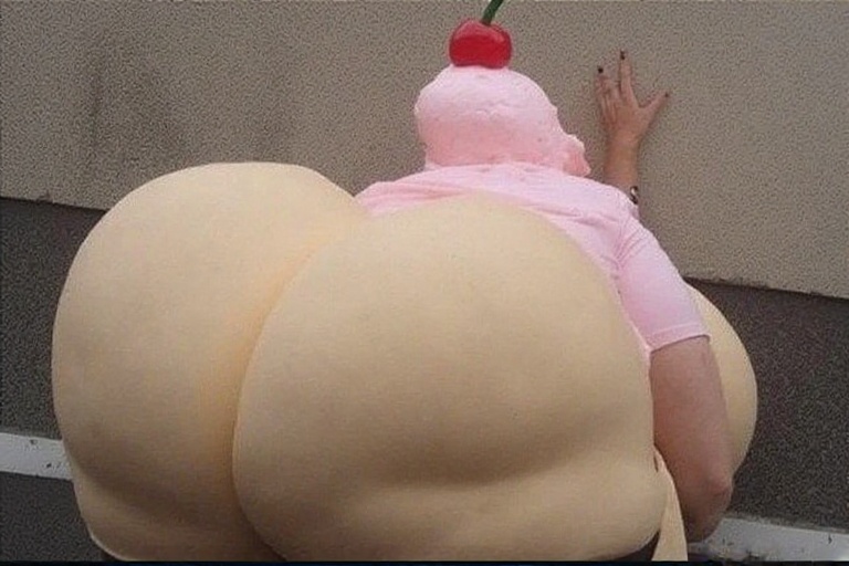 A casual photo of woman big bo 4