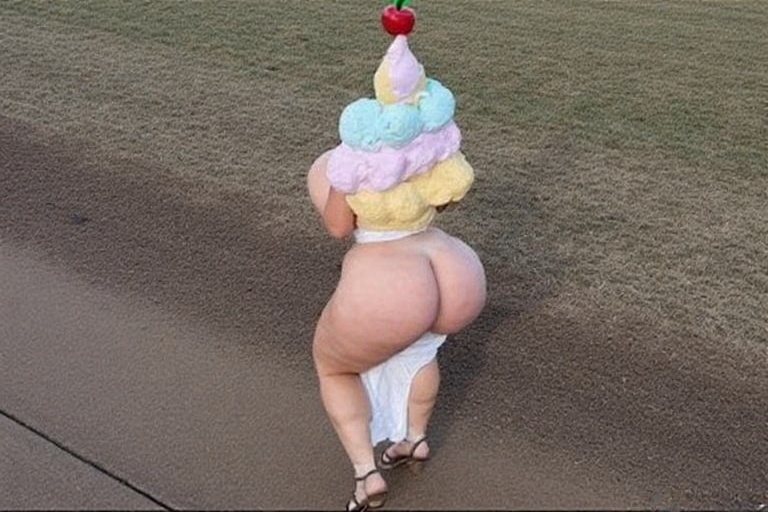 A casual photo of woman big bo 3