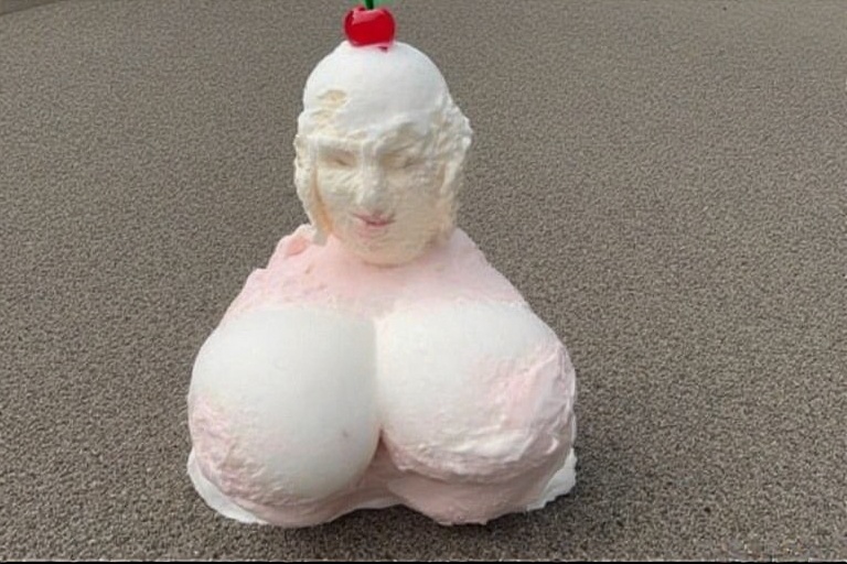 A casual photo of woman big bo 12