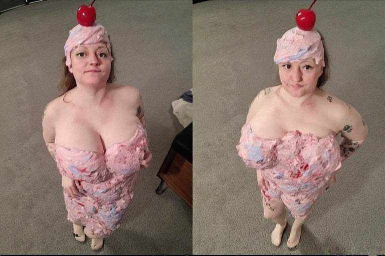 A casual photo of woman big bo 14