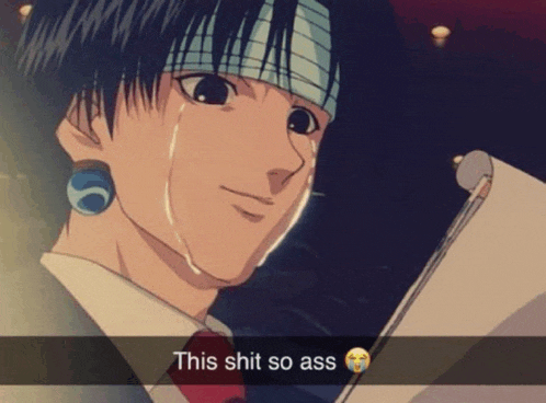 Chrollo chrollo crying
