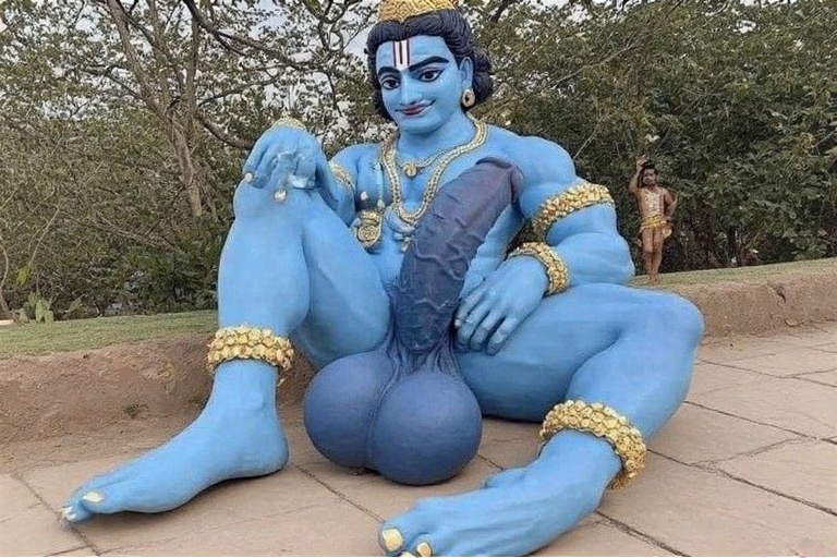 A casual photo of Lord Vishnu 