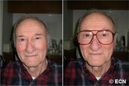 12 Man with and without glasses