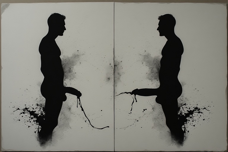 Silhouette of a man huge penis 3 Silhouette of a man huge penis 3