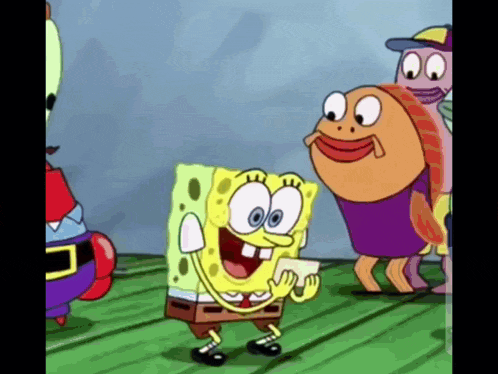 Spongebob jumping spongebob