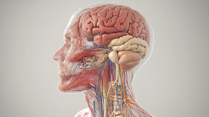 Human anatomy visualization stockcake