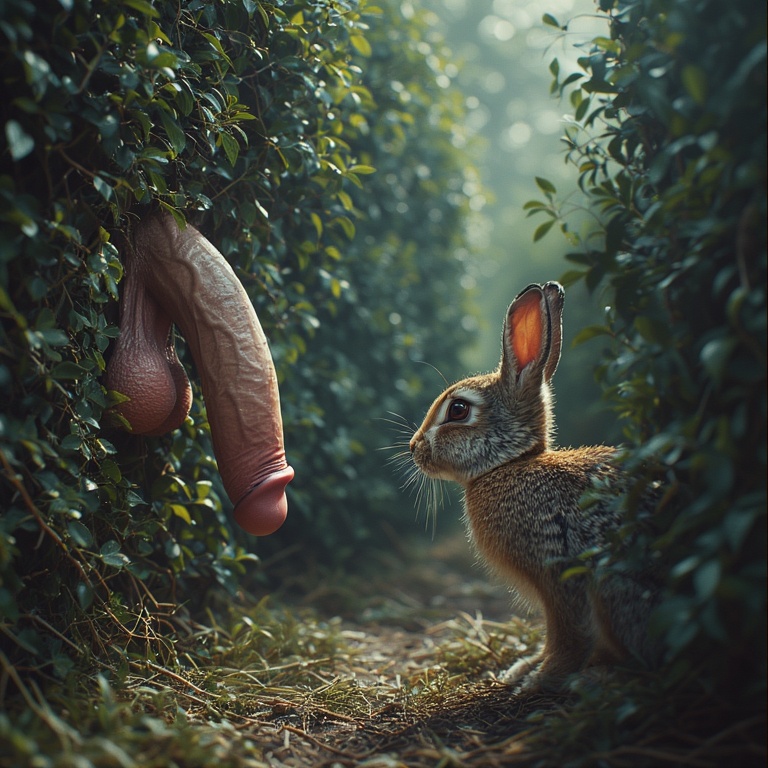 Long human penis and balls pok