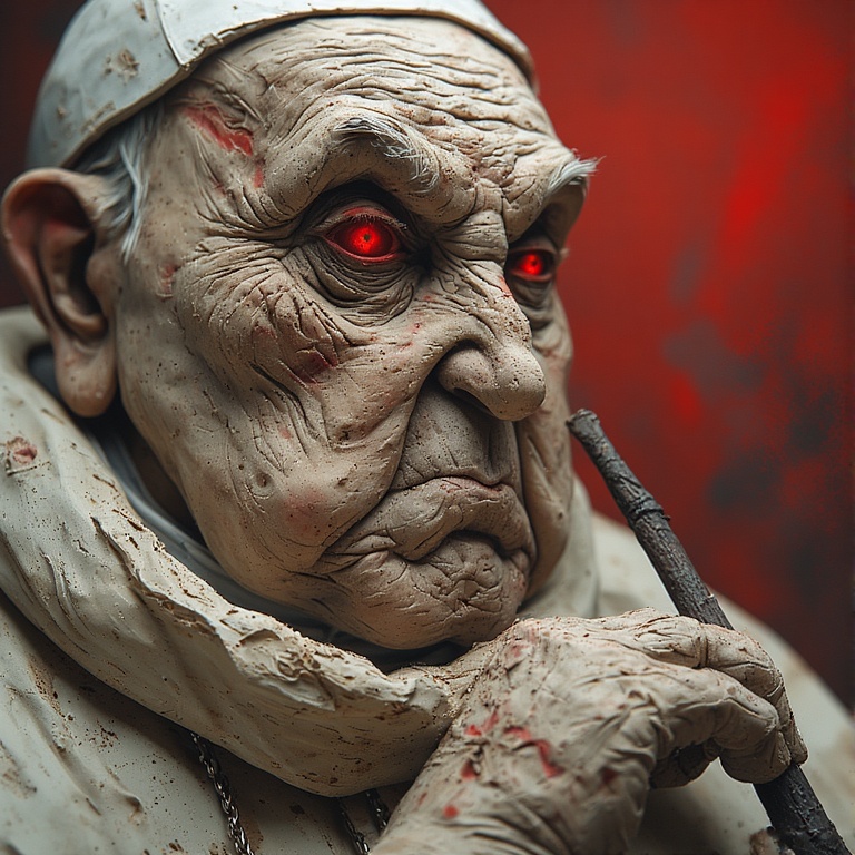 Pope francis extremely fat dar