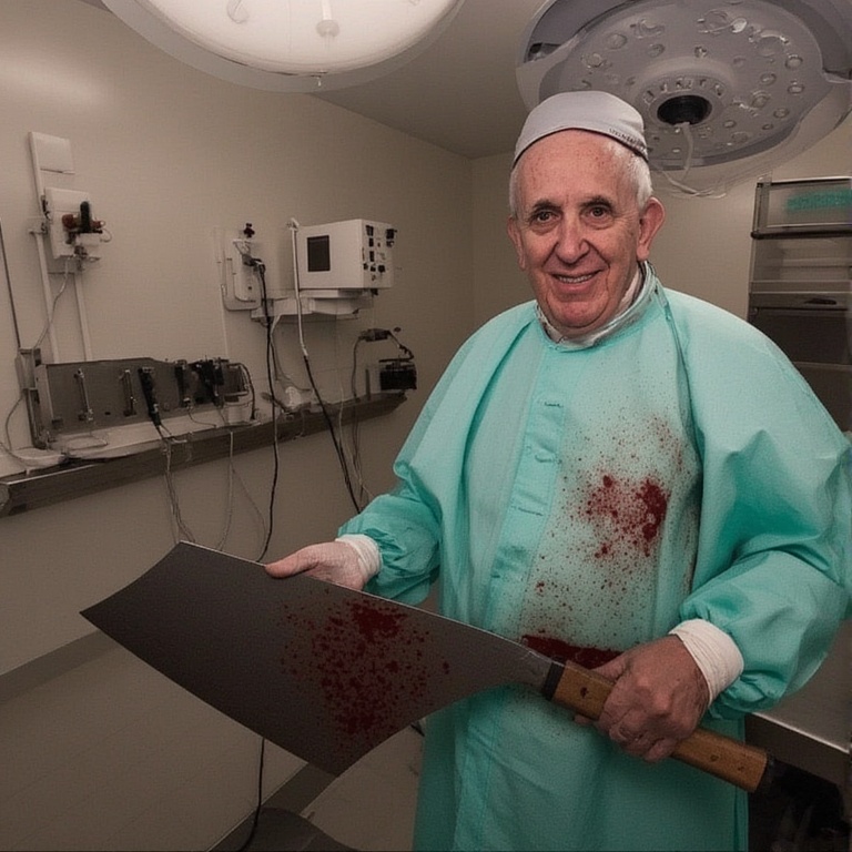 A casual photo of Pope francis 1
