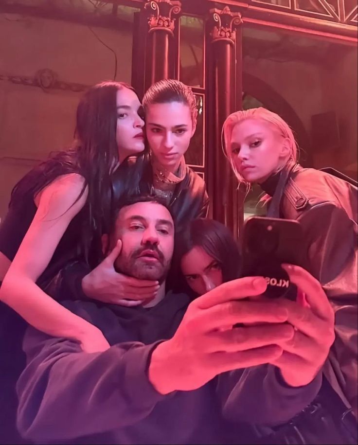 Lolibahia and Irina shayk with mariacarla boscono