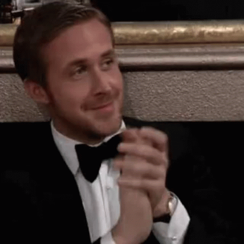 Ryan gosling clapping