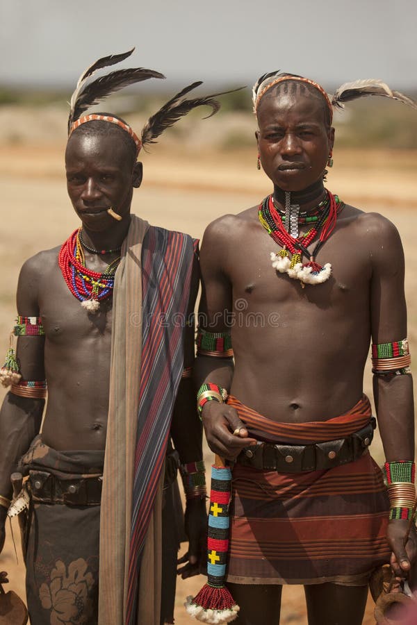 Tribal men omo valley ethiopia africa 26062816