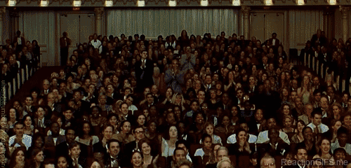Clapping crowd applause