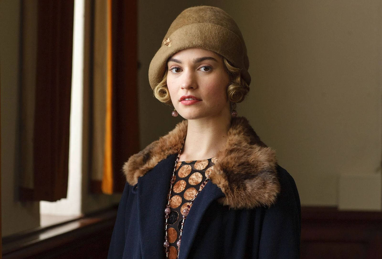 Lily james actress lady rose macclare downtown abbey british television series