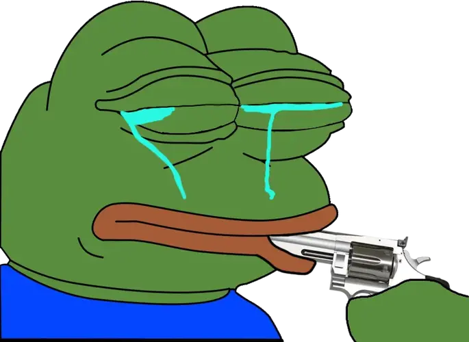 Pepe Sad Transparent PNG