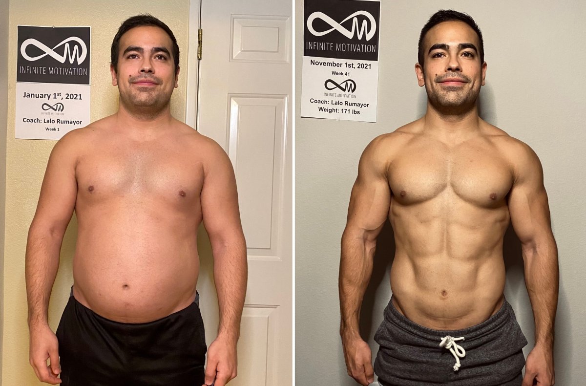 Lalo rumayor before after body transformation