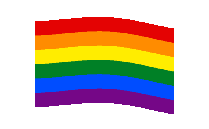 Gay Pride Flag   Animated