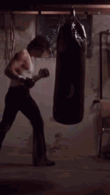 Rocky gym workout