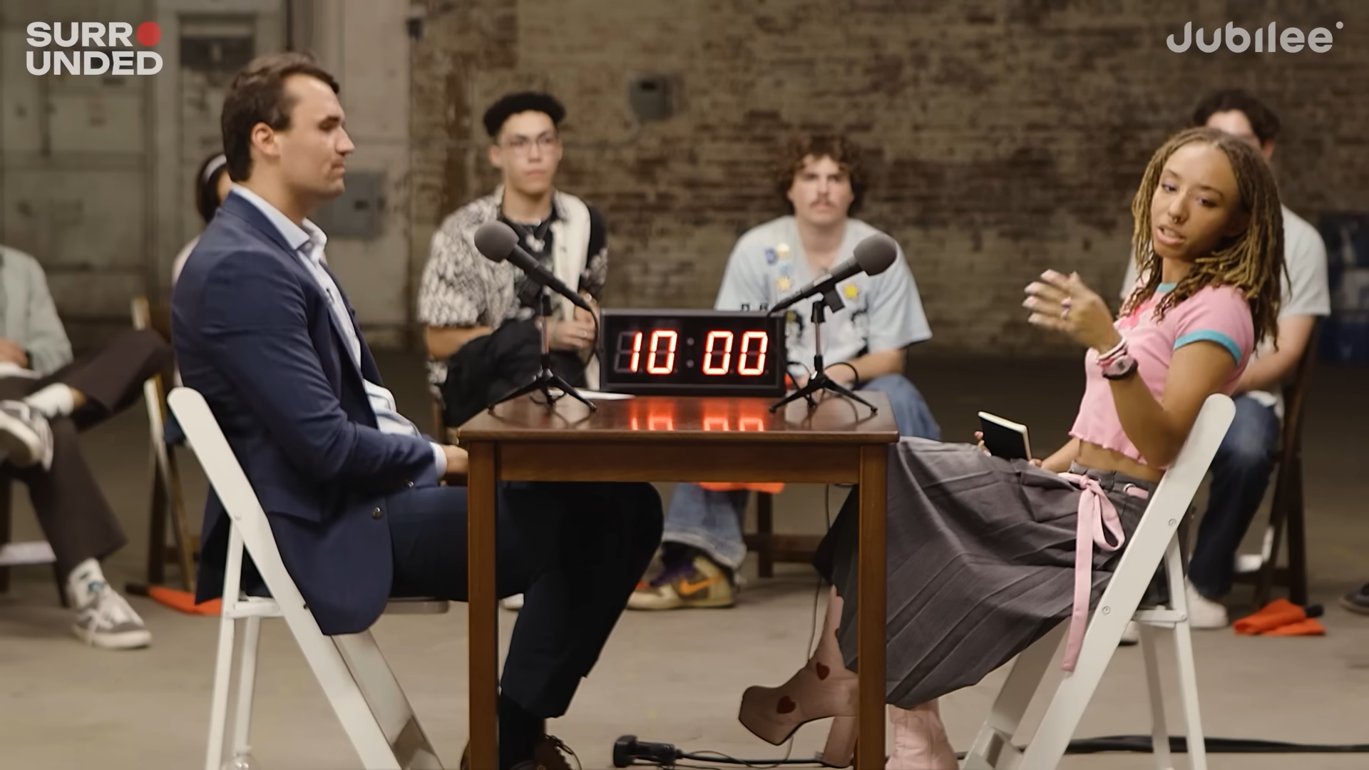 Can 25 Liberal College Students Outsmart 1 Conservative  feat Charlie Kirk   Surrounded 1 1 Can 25 Liberal College Students Outsmart 1 Conservative  feat Charlie Kirk   Surrounded 1 1