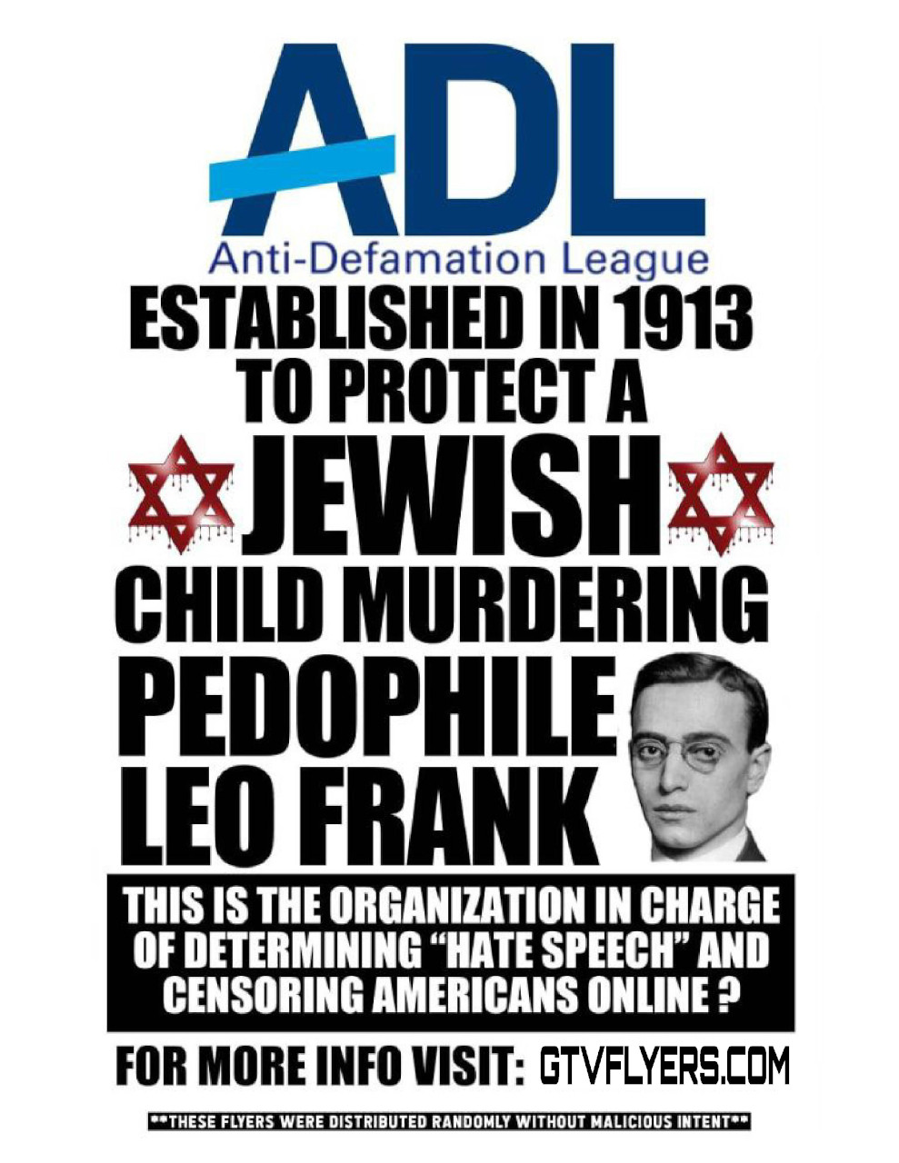 ADL Established in 1913 to Protect a Jewish Pedophile 1