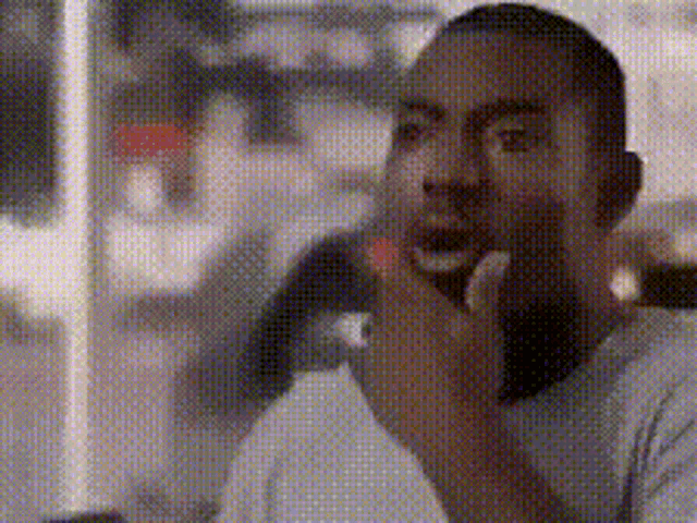 Black guy woah