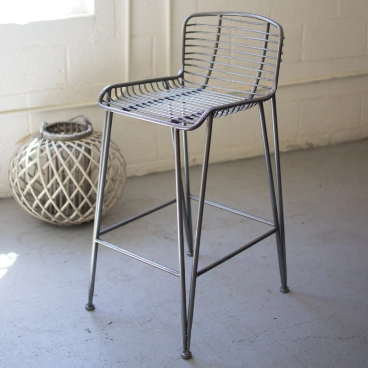 Metal bar stool kalalou furniture 1200x