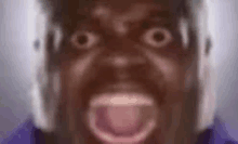 Black man screaming Black man screaming