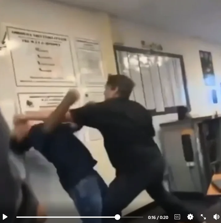 Wannabe gangster gets packed by chill dude in college v0 3byhblhpdtrf1