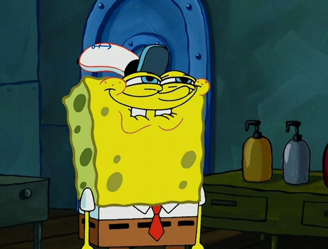 Spongebob smirk