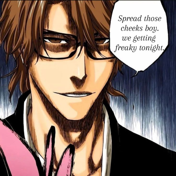 Aizen getting freaky
