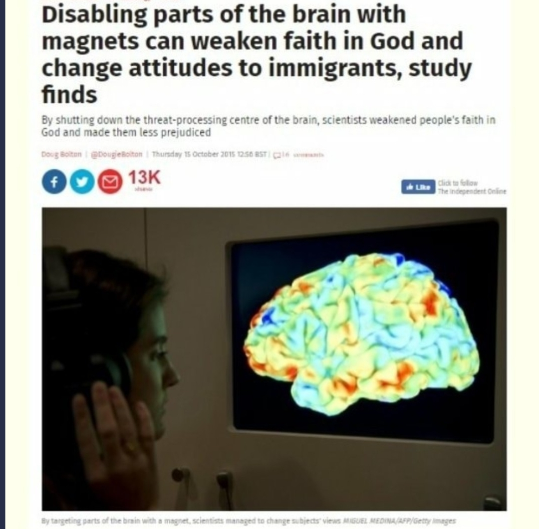 Brain damage atheist