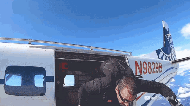 Jumping from airplane david blaine