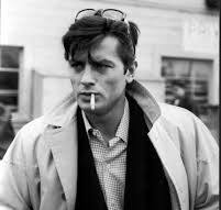 Amazon.com: Posterazzi Alain Delon Smoking Cigarette In ...
