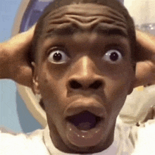 Shocked face shocked meme