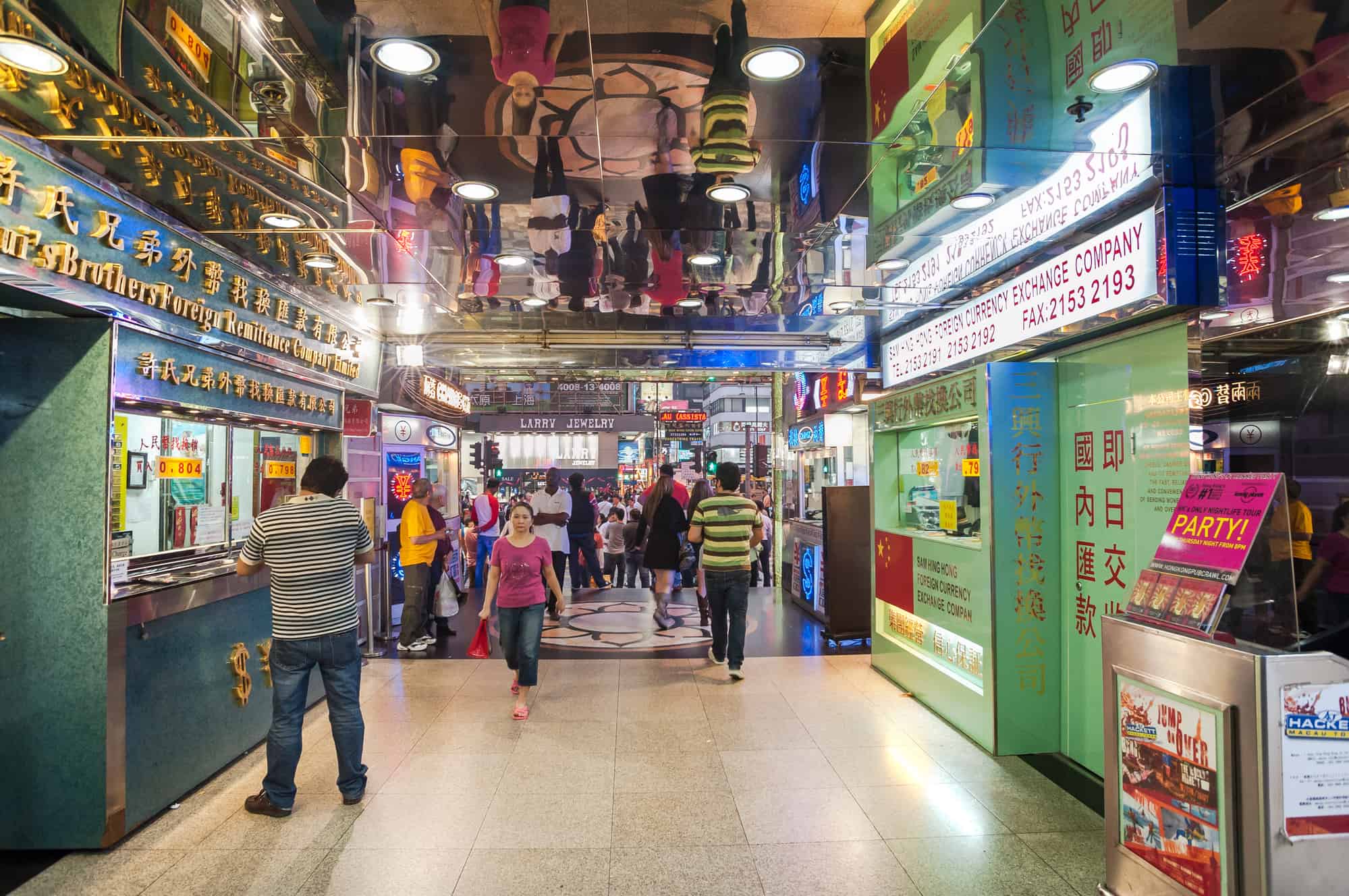 Inside chungking mansions