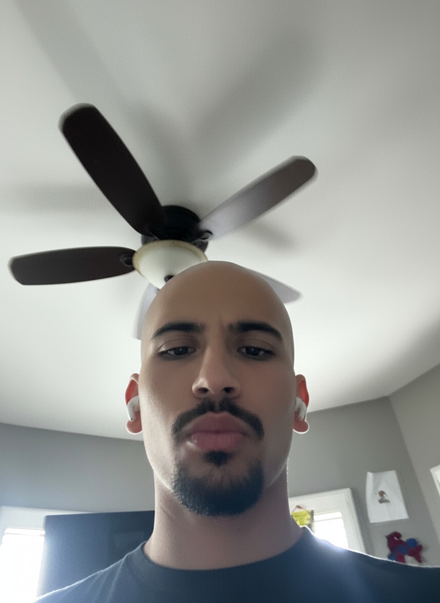 Gemini 25 flash image preview nano banana a Make this guy bald 1